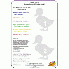 Little Ducks Shadow Match & Sequencing Game
