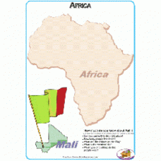 Mali Map Activity for Monkey See Monkey Do