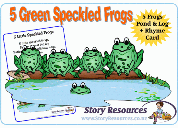 5 Green Speckled Frogs Rhyme 5 Green Speckled Frogs Rhyme