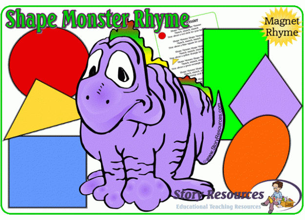 Shape Monster - Magnet Rhyme Download Shape Monster - Magnet Rhyme Download