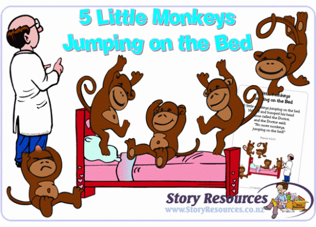 5 Monkeys Jumping on the Bed 5 Monkeys Jumping on the Bed