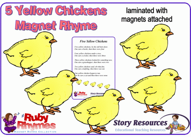 Yellow Chickens Rhyme Yellow Chickens Rhyme