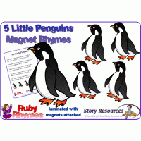 5 Little Penguins Rhyme
