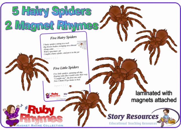Hairy Spiders 2 Rhyme Hairy Spiders 2 Rhyme