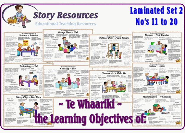 Te Whaariki Learning Objectives Set 2 #11 - 20 Te Whaariki Learning Objectives Set 2 #11 - 20